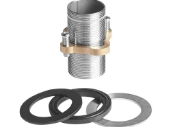 Rubinetteria per lavabo IRUPU Ottone Argento