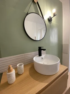 Rubinetteria per lavabo IRUPU Ottone Nero