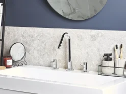 Rubinetteria per lavabo KALAMBO Ottone Argento