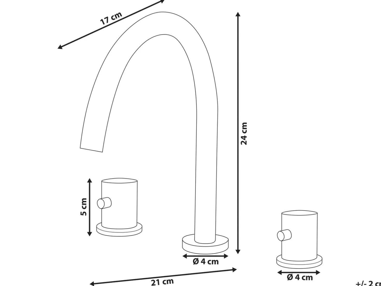 Rubinetteria per lavabo PILCOMAYO Ottone Oro
