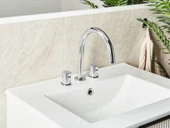 Rubinetteria per lavabo PILCOMAYO Ottone Argento