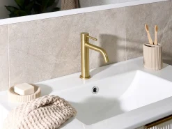 Rubinetteria per lavabo SALINAS Ottone Oro