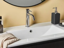 Rubinetteria per lavabo SALINAS Ottone Argento