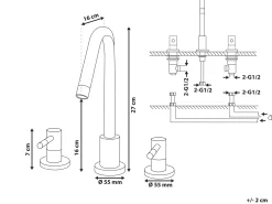 Rubinetteria per lavabo SIPI Ottone Argento
