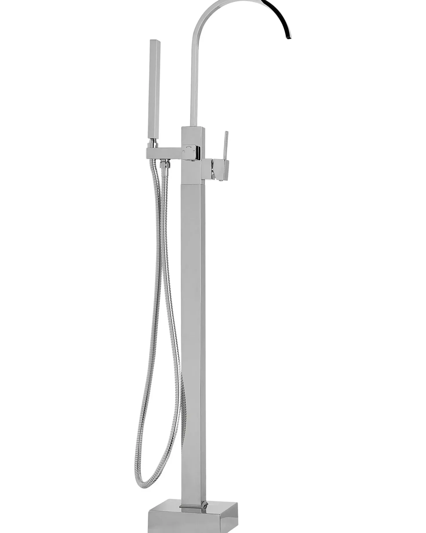 Rubinetteria per vasca da bagno freestanding RIBBON Argento