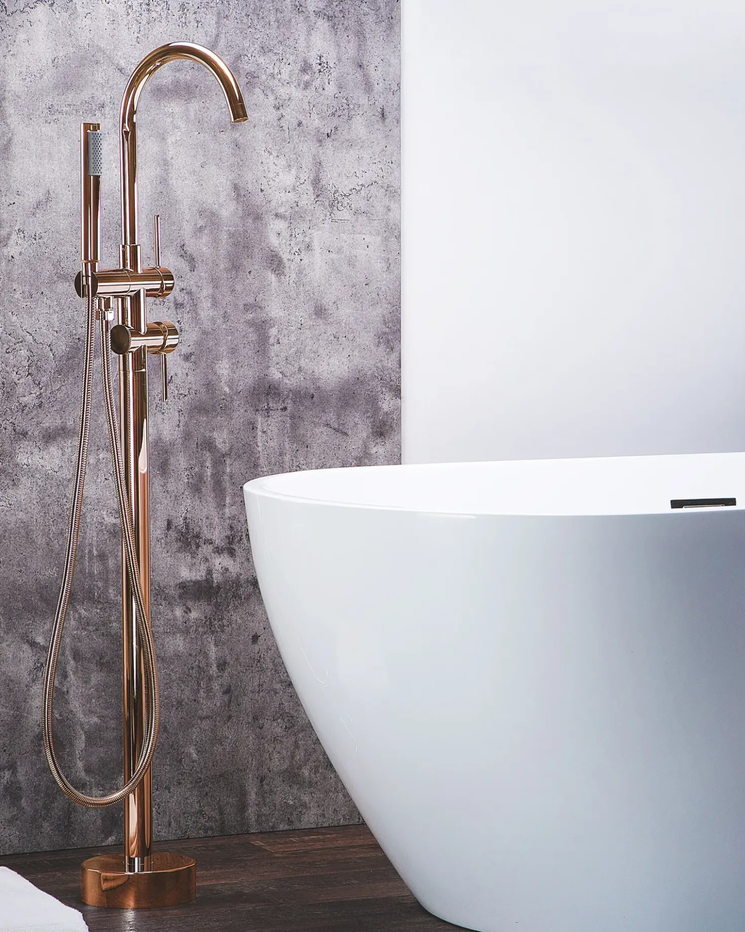 Rubinetteria per vasca da bagno freestanding TUGELA Rame
