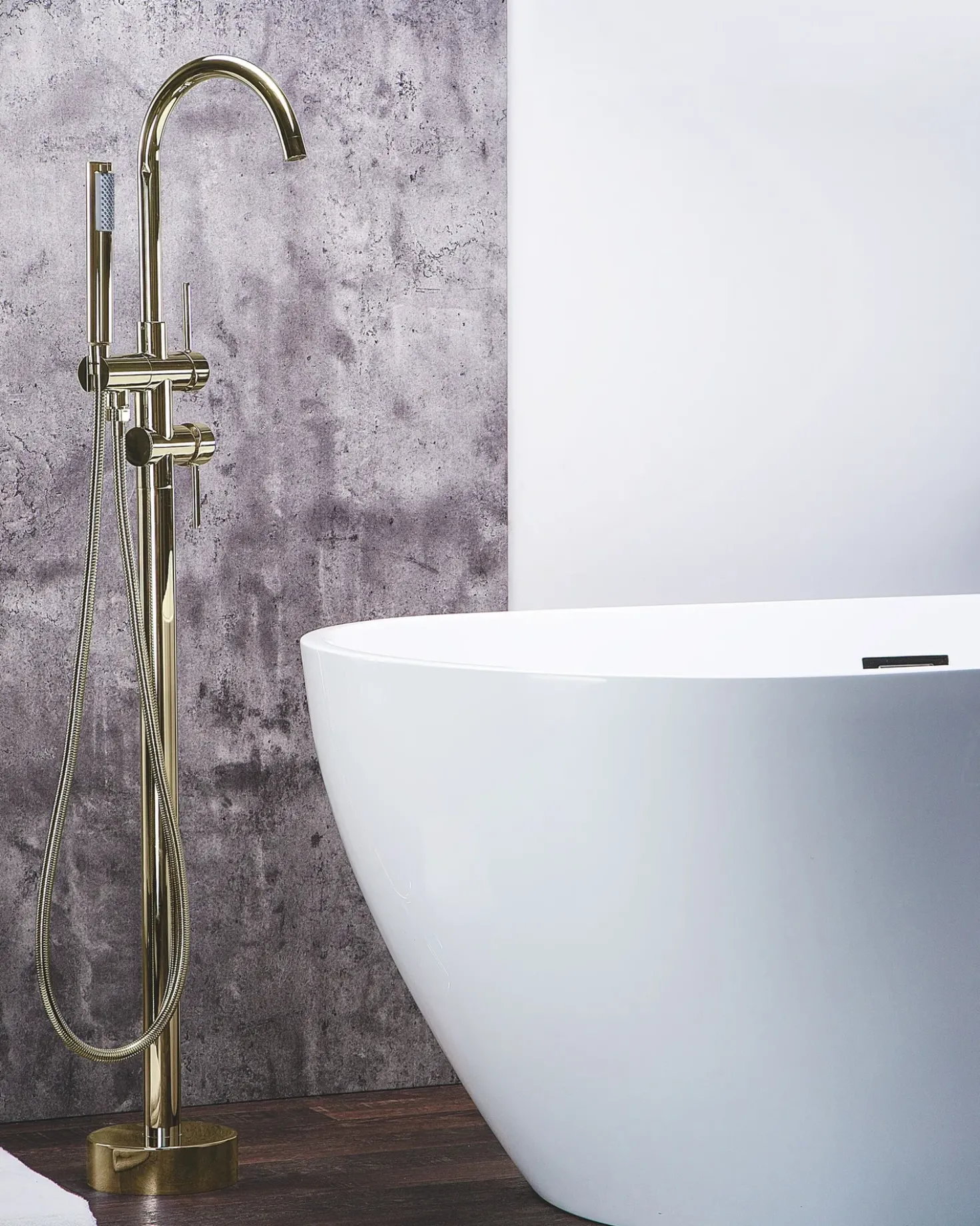 Rubinetteria per vasca da bagno freestanding TUGELA Oro