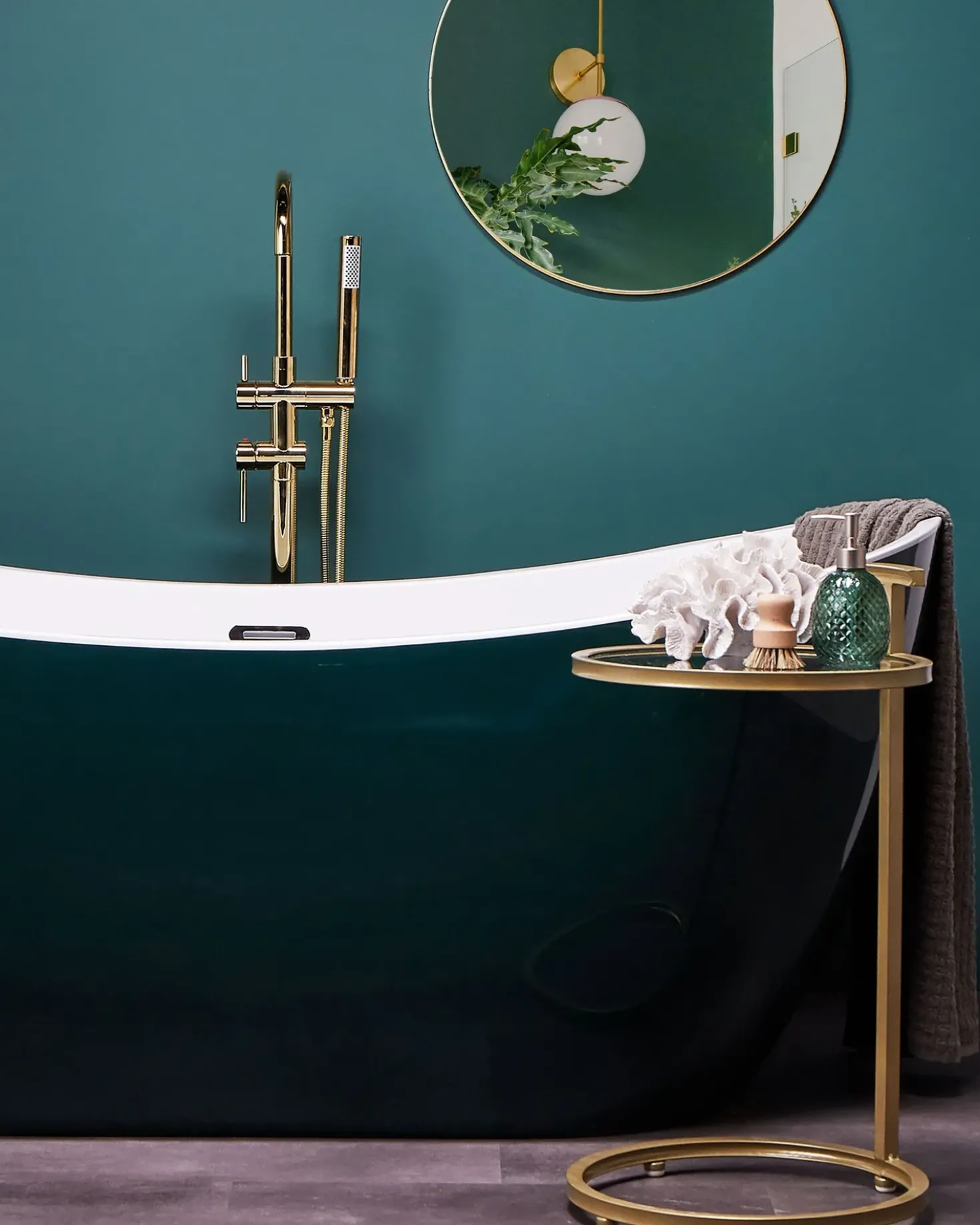 Rubinetteria per vasca da bagno freestanding TUGELA Oro