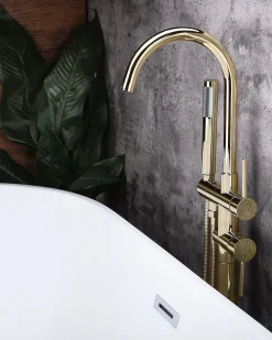 Rubinetteria per vasca da bagno freestanding TUGELA Oro