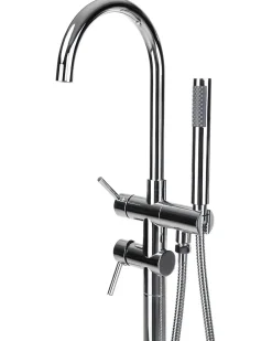 Rubinetteria per vasca da bagno freestanding TUGELA Argento