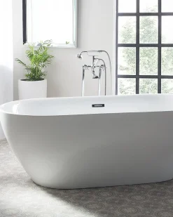 Rubinetteria per vasca da bagno freestanding HEBBE Argento