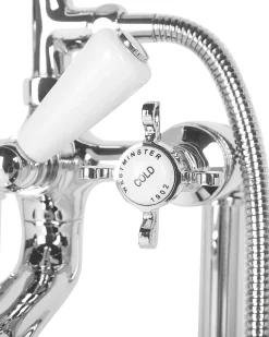 Rubinetteria per vasca da bagno freestanding HEBBE Argento