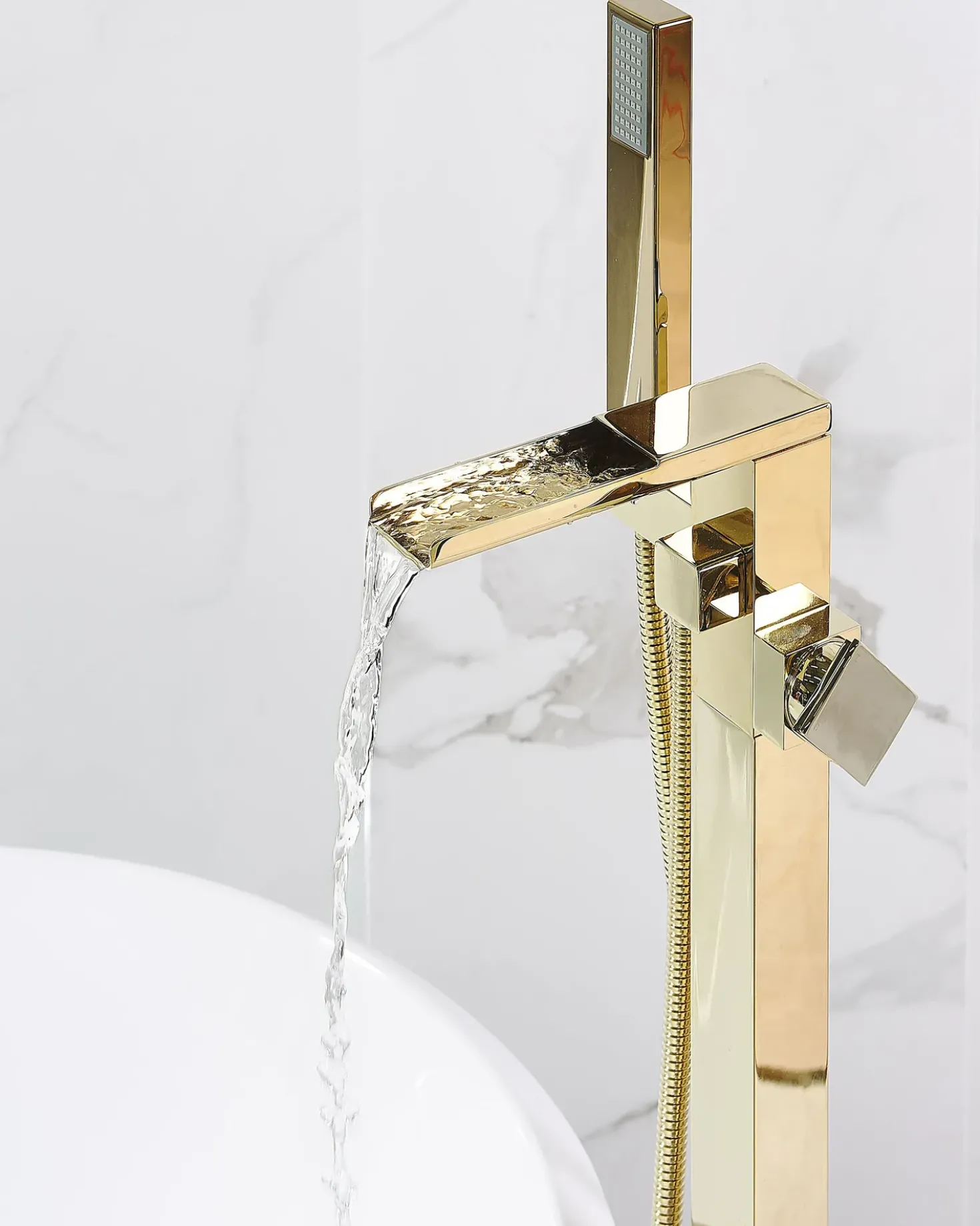 Rubinetteria per vasca da bagno freestanding BOYOMA Oro
