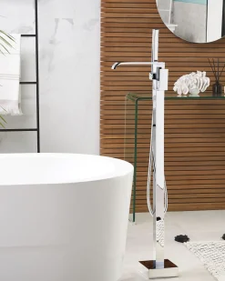 Rubinetteria per vasca da bagno freestanding NIAGARA Argento