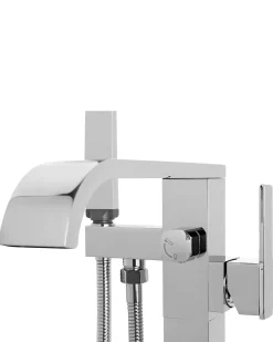 Rubinetteria per vasca da bagno freestanding NIAGARA Argento