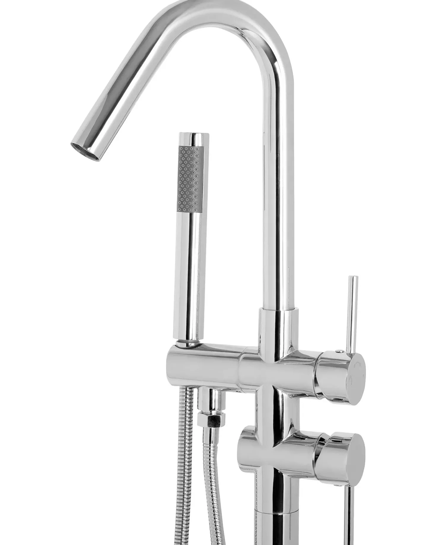 Rubinetteria per vasca da bagno freestanding VICTORIA Argento