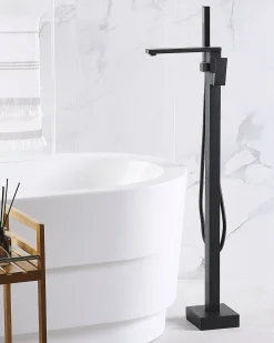 Rubinetteria per vasca da bagno freestanding DELLA Nero