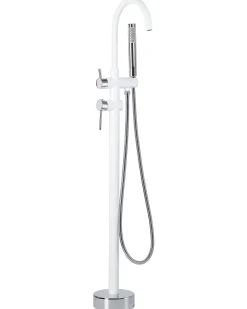 Rubinetteria per vasca da bagno freestanding TUGELA Bianco/Argento