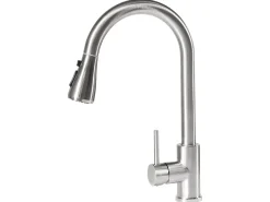 Rubinetto estraibile da cucina PAIMUN Argento