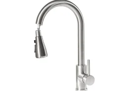 Rubinetto estraibile da cucina PAIMUN Argento