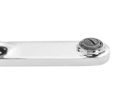 rubinetto miscelatore da parete per lavabo CHUNGARA Ottone Argento