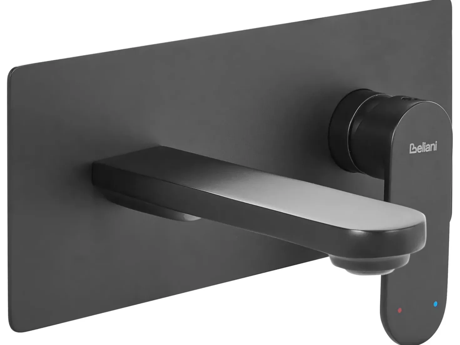 rubinetto miscelatore da parete per lavabo CHUNGARA Ottone Nero
