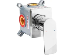 rubinetto miscelatore da parete per lavabo APONWAO Ottone Argento