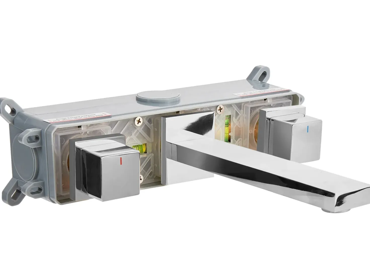 rubinetto miscelatore da parete per lavabo PAILON Ottone Argento