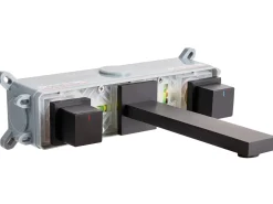 rubinetto miscelatore da parete per lavabo PAILON Ottone Nero
