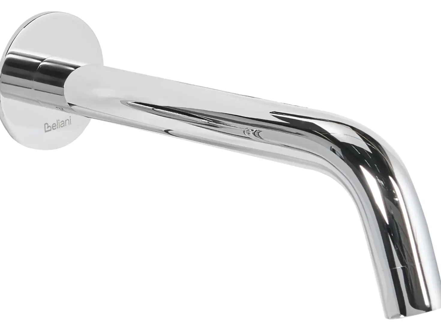 rubinetto miscelatore da parete per lavabo ISHINCA Ottone Argento