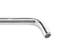 rubinetto miscelatore da parete per lavabo ISHINCA Ottone Argento