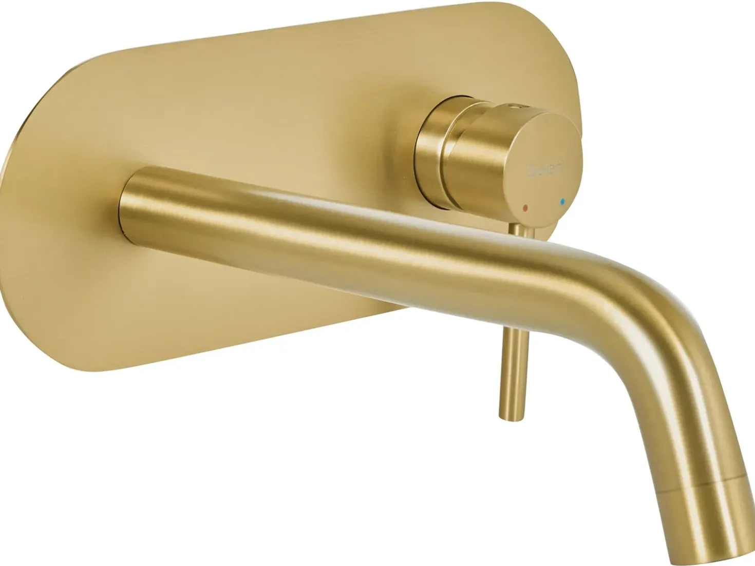 rubinetto miscelatore da parete per lavabo GUAIBA Ottone Oro