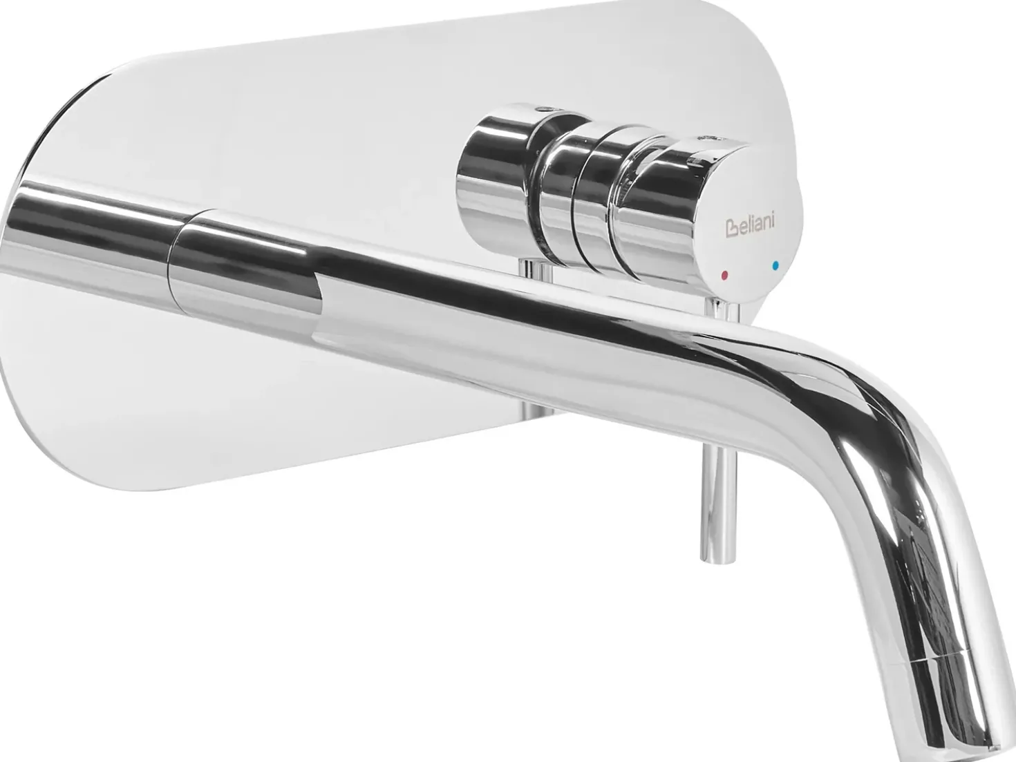 rubinetto miscelatore da parete per lavabo GUAIBA Ottone Argento