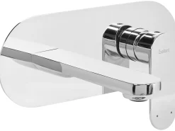 rubinetto miscelatore da parete per lavabo CHAPALA Ottone Argento