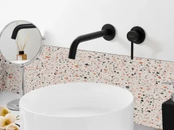 rubinetto miscelatore da parete per lavabo TRAFUL Ottone Nero