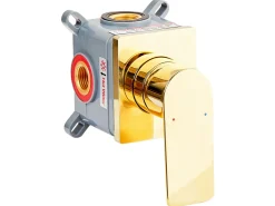 rubinetto miscelatore da parete per lavabo APONWAO Ottone Oro