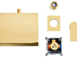 rubinetto miscelatore da parete per lavabo APONWAO Ottone Oro
