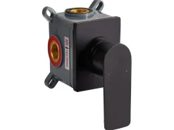 rubinetto miscelatore da parete per lavabo APONWAO Ottone Nero