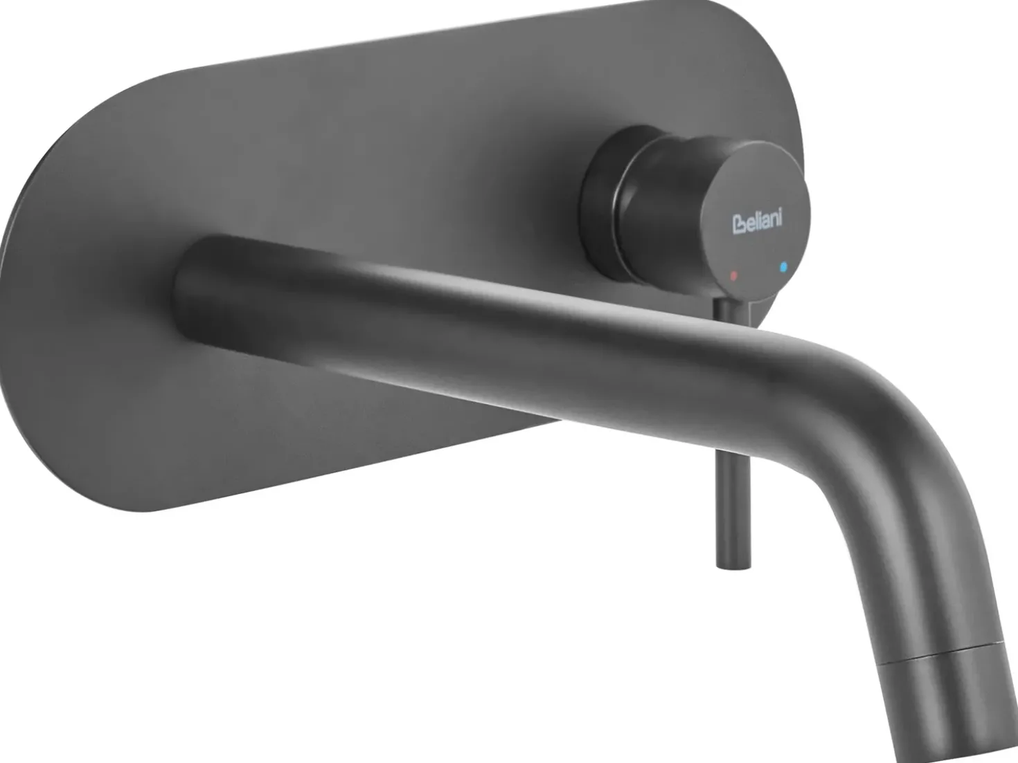 rubinetto miscelatore da parete per lavabo GUAIBA Ottone Nero