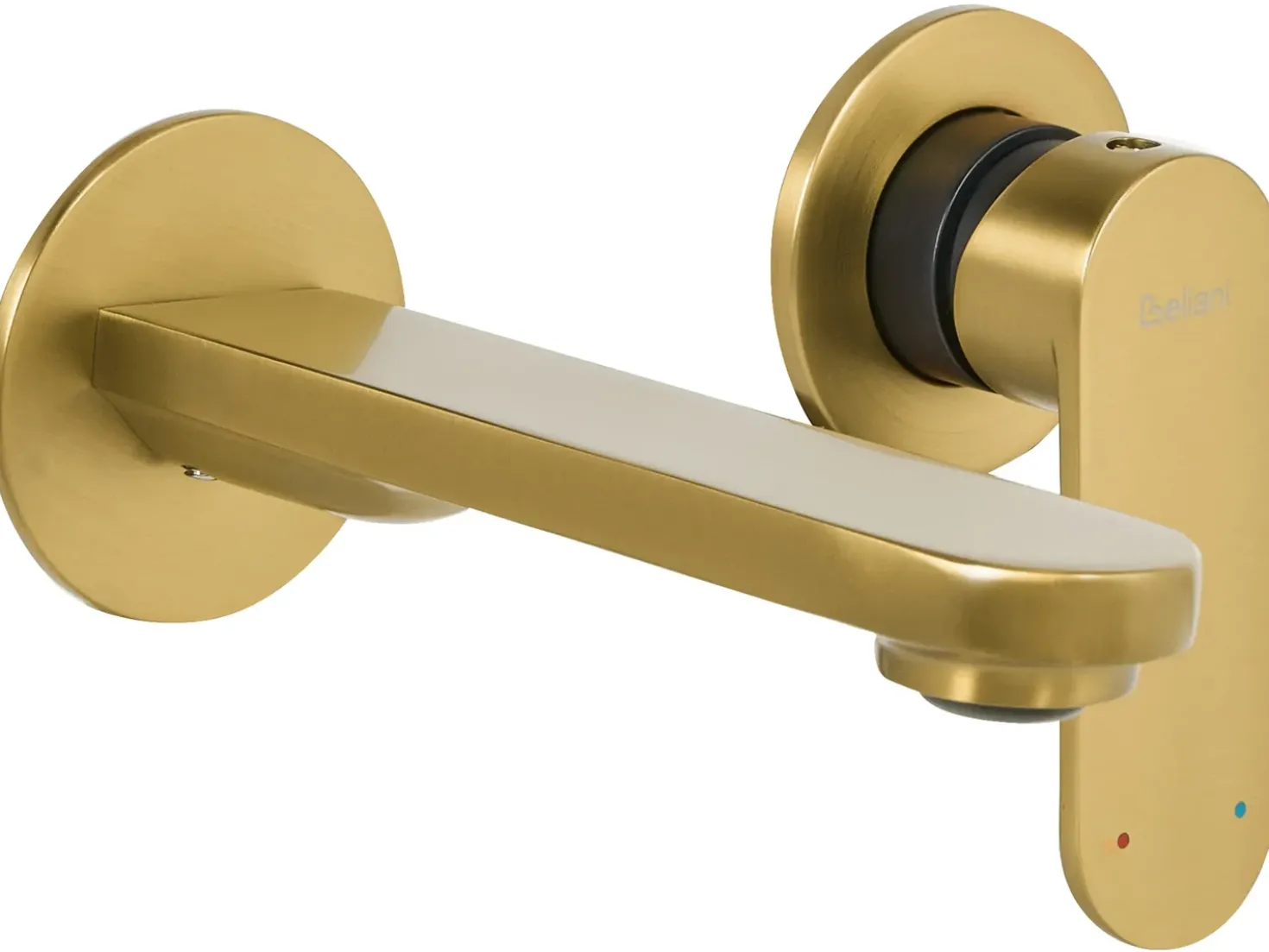 rubinetto miscelatore da parete per lavabo GUATAVIA Ottone Oro