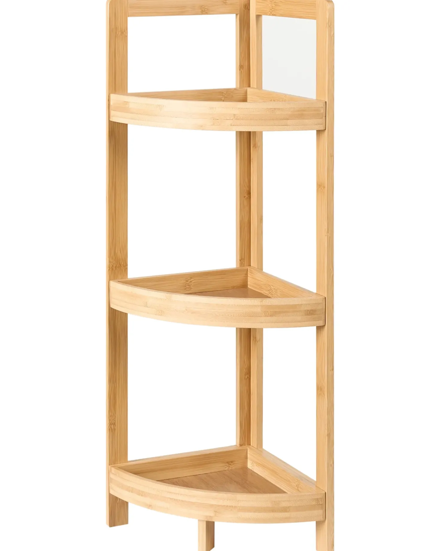 Scaffalatura ad angolo ILLAMPU Bambù Marrone chiaro
