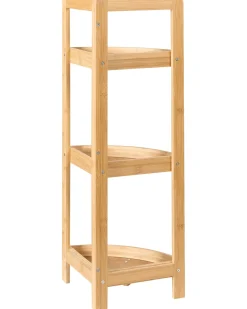 Scaffalatura ad angolo ILLAMPU Bambù Marrone chiaro