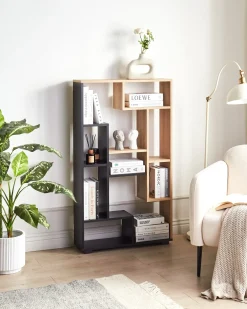 Scaffale ALMA 122 cm Marrone/Nero