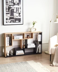 Scaffale ALMA 122 cm Marrone/Nero
