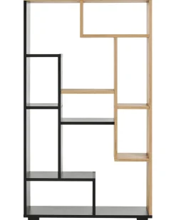 Scaffale ALMA 122 cm Marrone/Nero
