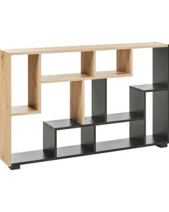 Scaffale ALMA 122 cm Marrone/Nero