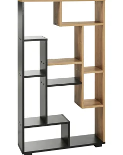 Scaffale ALMA 122 cm Marrone/Nero