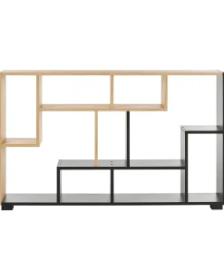 Scaffale ALMA 122 cm Marrone/Nero