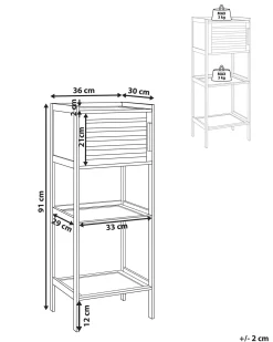Scaffale BECKLEY Bambù Marrone chiaro