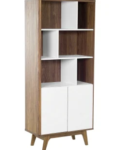 Scaffale COLUMBUS 182 cm Marrone/Bianco